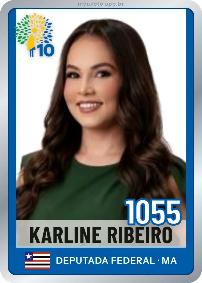 Carta de Karline Ribeiro, número 1055, Republicanos