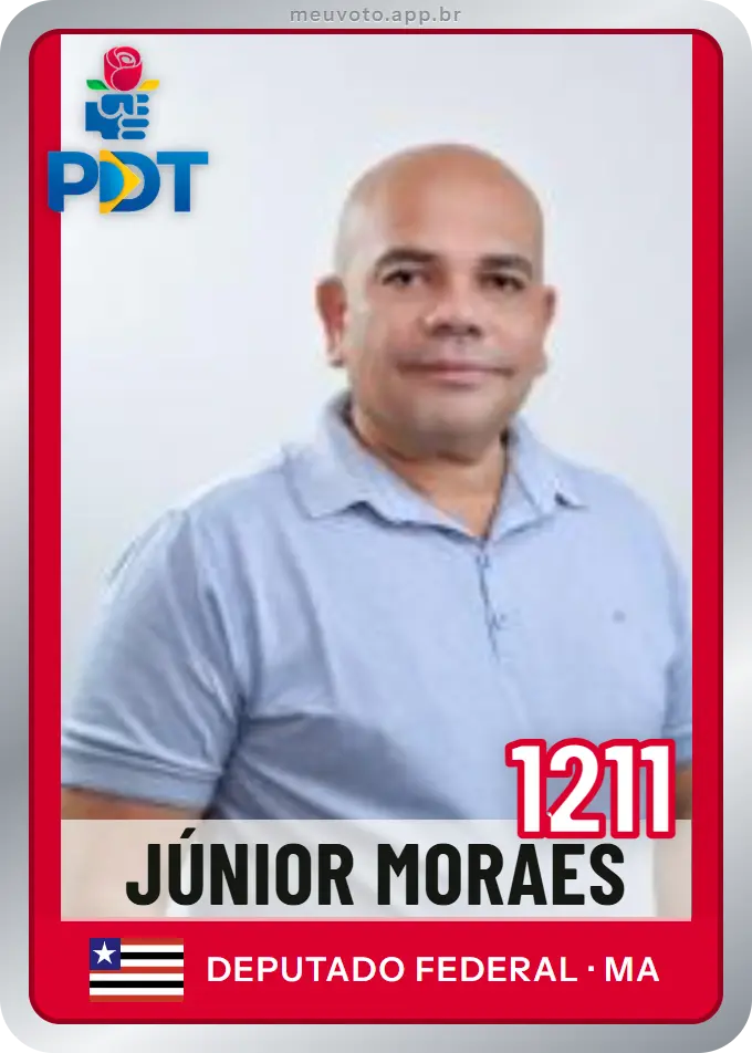 Carta de Júnior Moraes, número 1211, PDT