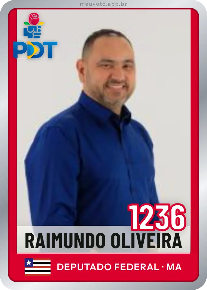 Carta de Raimundo Oliveira, número 1236, PDT