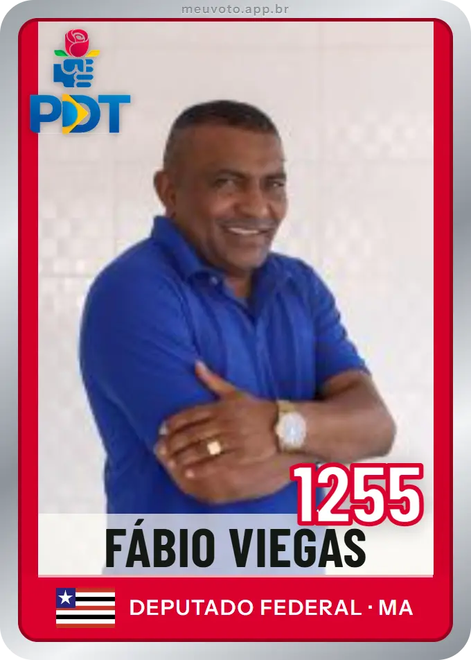 Carta de Fábio Viegas, número 1255, PDT
