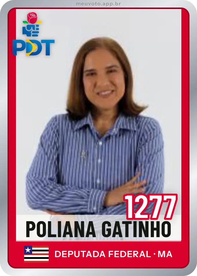Carta de Poliana Gatinho, número 1277, PDT