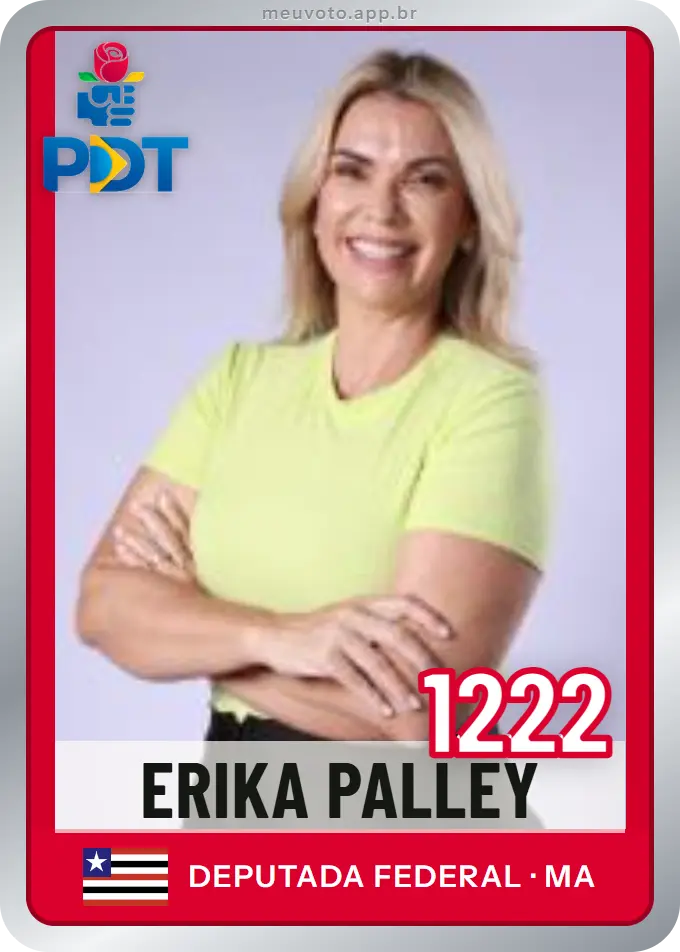 Carta de Erika Palley, número 1222, PDT