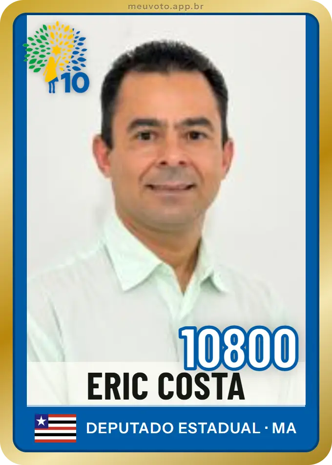 Carta de Eric Costa, número 10800, Republicanos