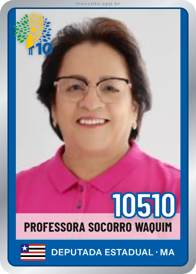 Carta de Professora Socorro Waquim, número 10510, Republicanos