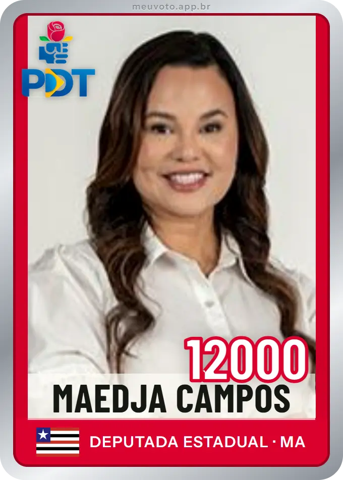 Carta de Maedja Campos, número 12000, PDT