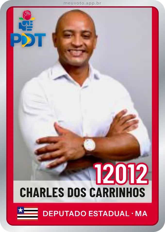 Carta de Charles dos Carrinhos, número 12012, PDT