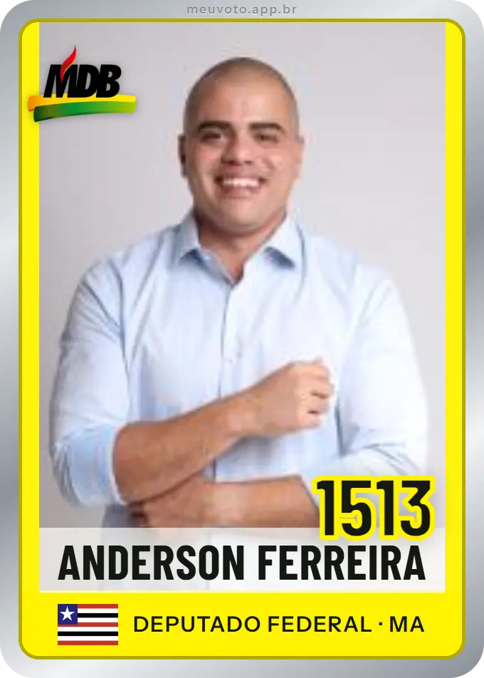 Carta de Anderson Ferreira, número 1513, MDB