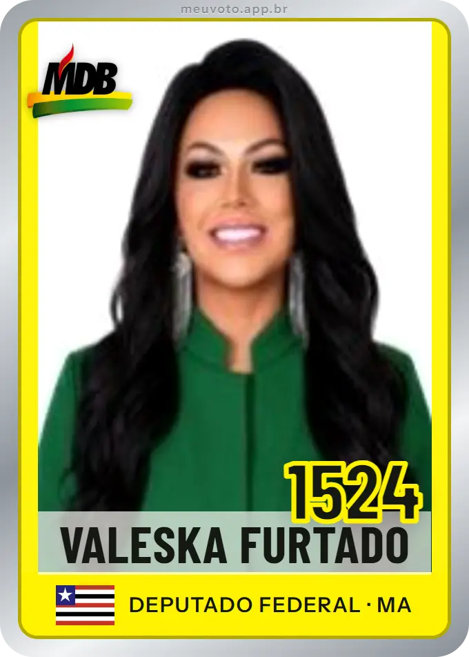 Carta de Valeska Furtado, número 1524, MDB