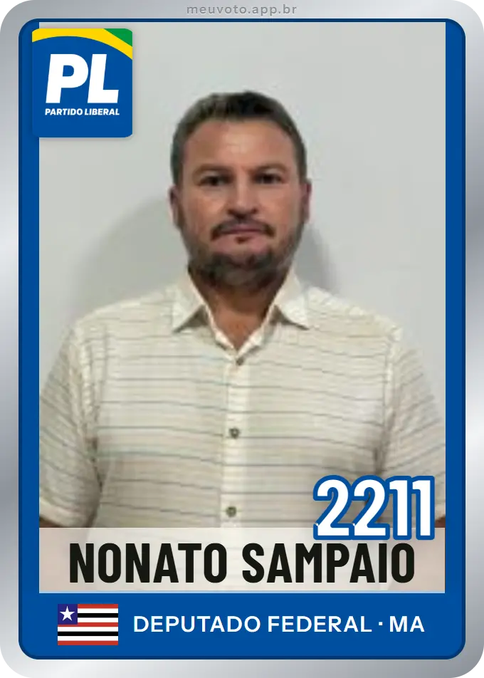 Carta de Nonato Sampaio, número 2211, PL