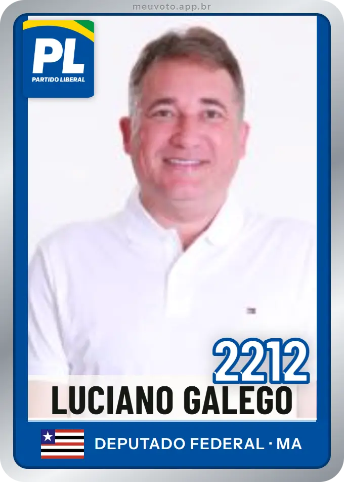 Carta de Luciano Galego, número 2212, PL