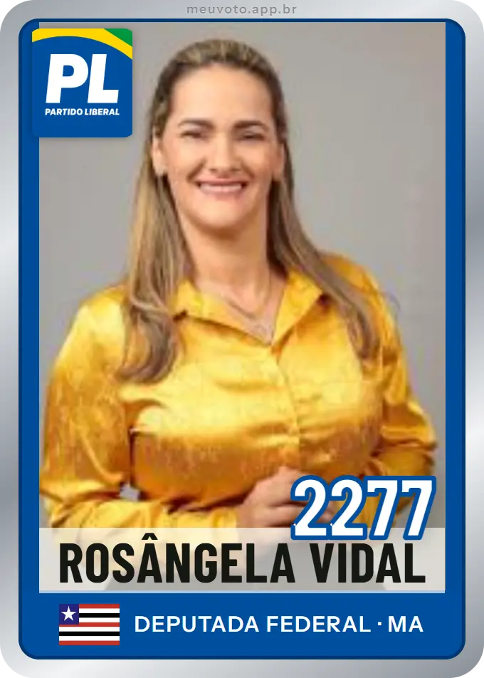 Carta de Rosângela Vidal, número 2277, PL