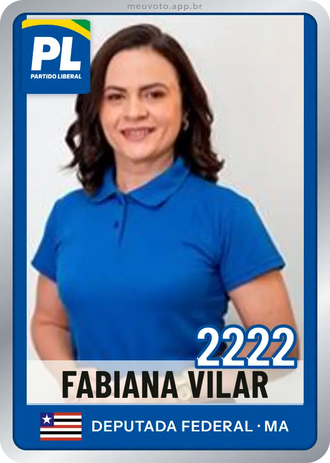 Carta de Fabiana Vilar, número 2222, PL