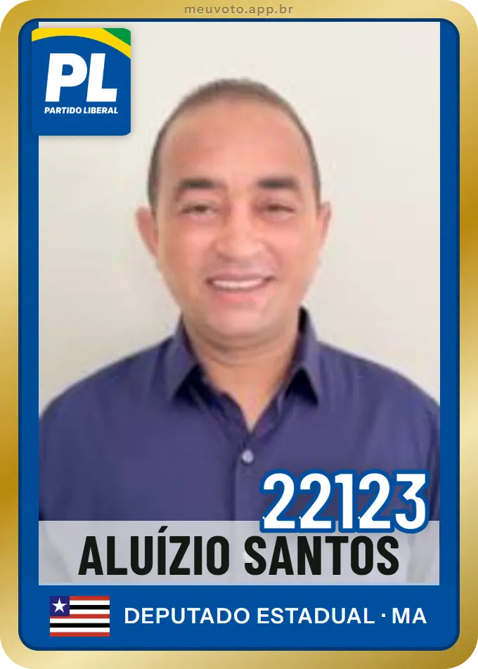 Carta de Aluízio Santos, número 22123, PL