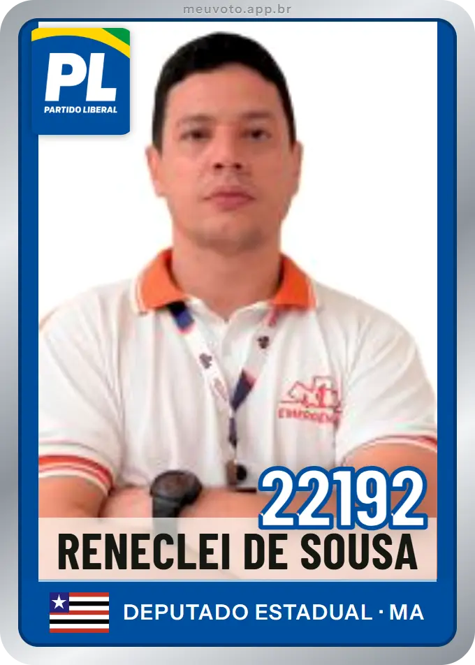 Carta de Reneclei de Sousa, número 22192, PL