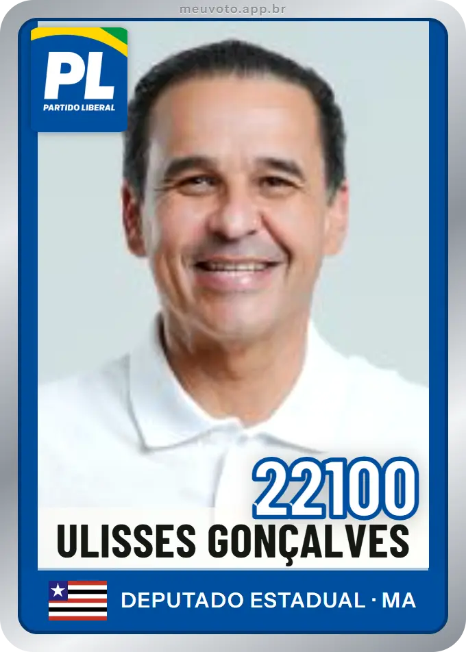 Carta de Ulisses Gonçalves, número 22100, PL
