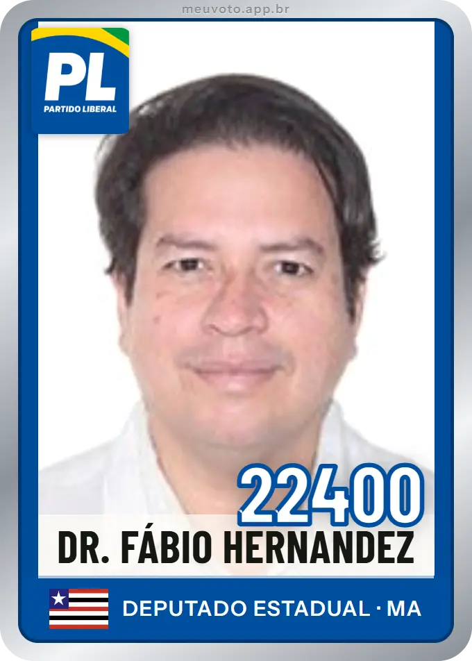 Carta de Dr. Fábio Hernandez, número 22400, PL