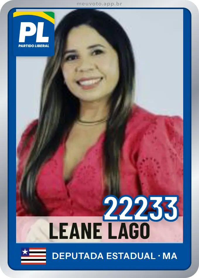 Carta de Leane Lago, número 22233, PL