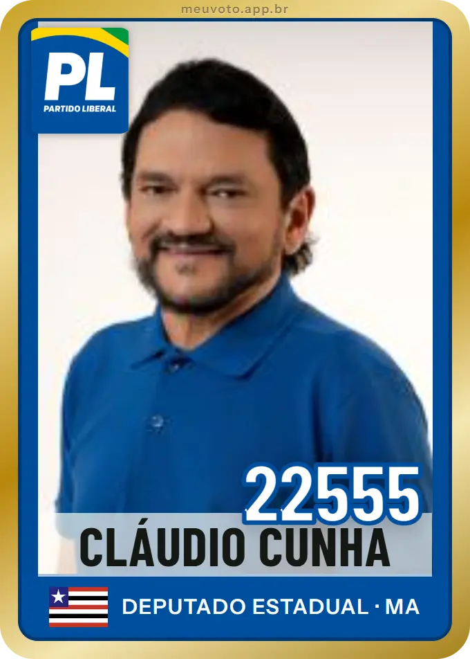 Carta de Cláudio Cunha, número 22555, PL