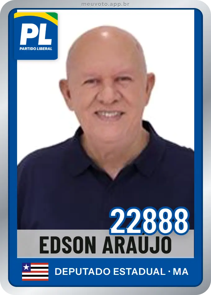 Carta de Edson Araújo, número 22888, PL