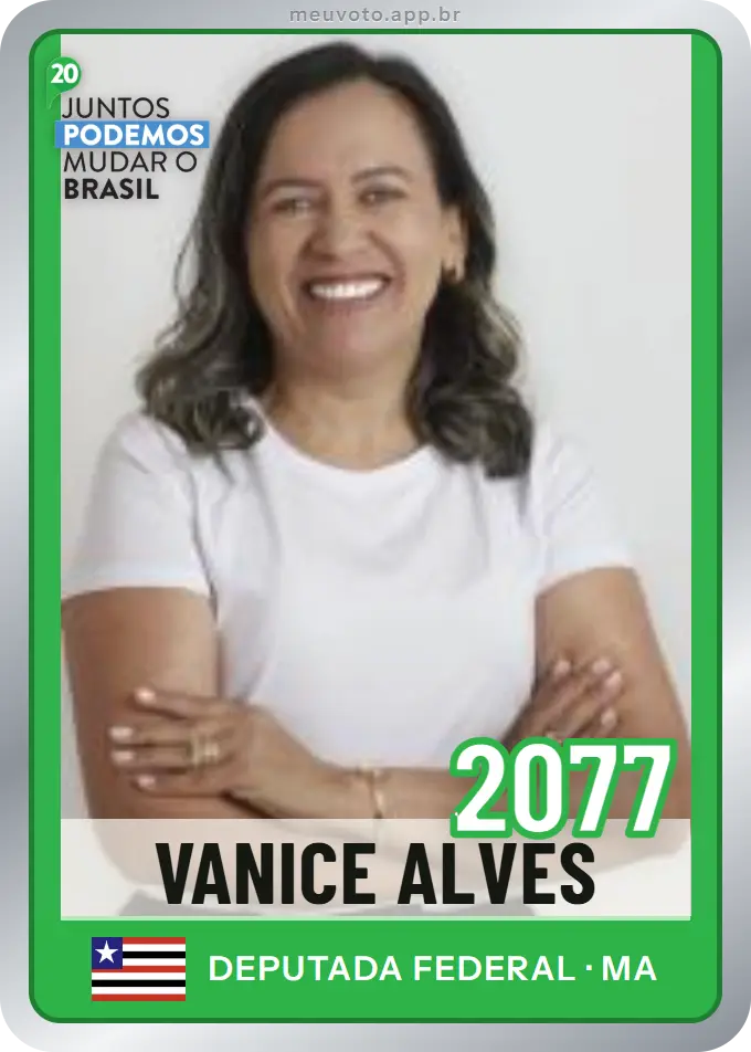 Carta de Vanice Alves, número 2077, Podemos
