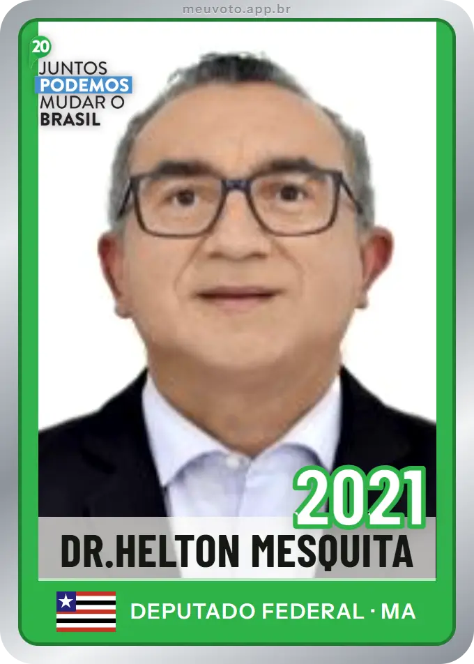 Carta de Dr.helton Mesquita, número 2021, Podemos