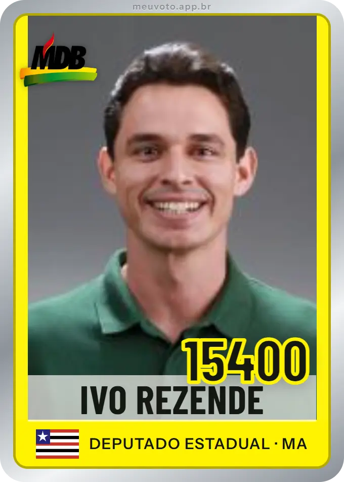 Carta de Ivo Rezende, número 15400, MDB