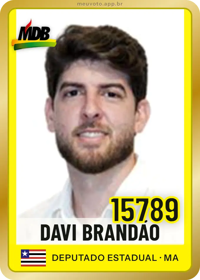 Carta de Davi Brandão, número 15789, MDB