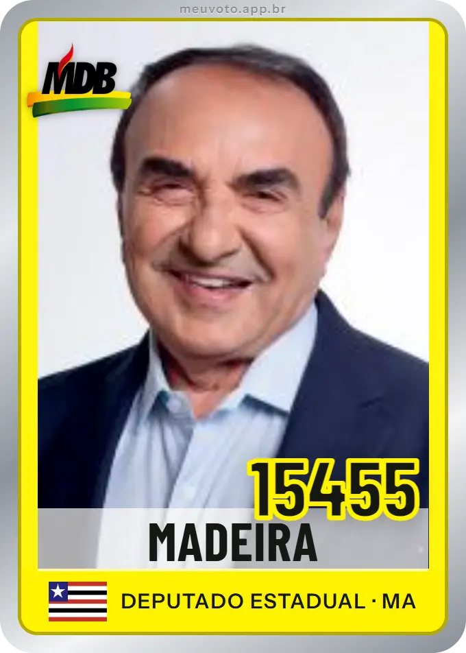 Carta de Madeira, número 15455, MDB