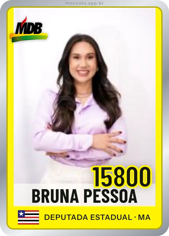 Carta de Bruna Pessoa, número 15800, MDB