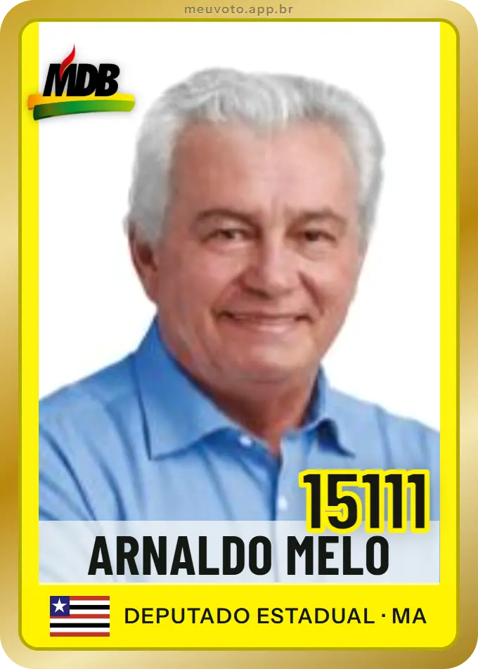 Carta de Arnaldo Melo, número 15111, MDB
