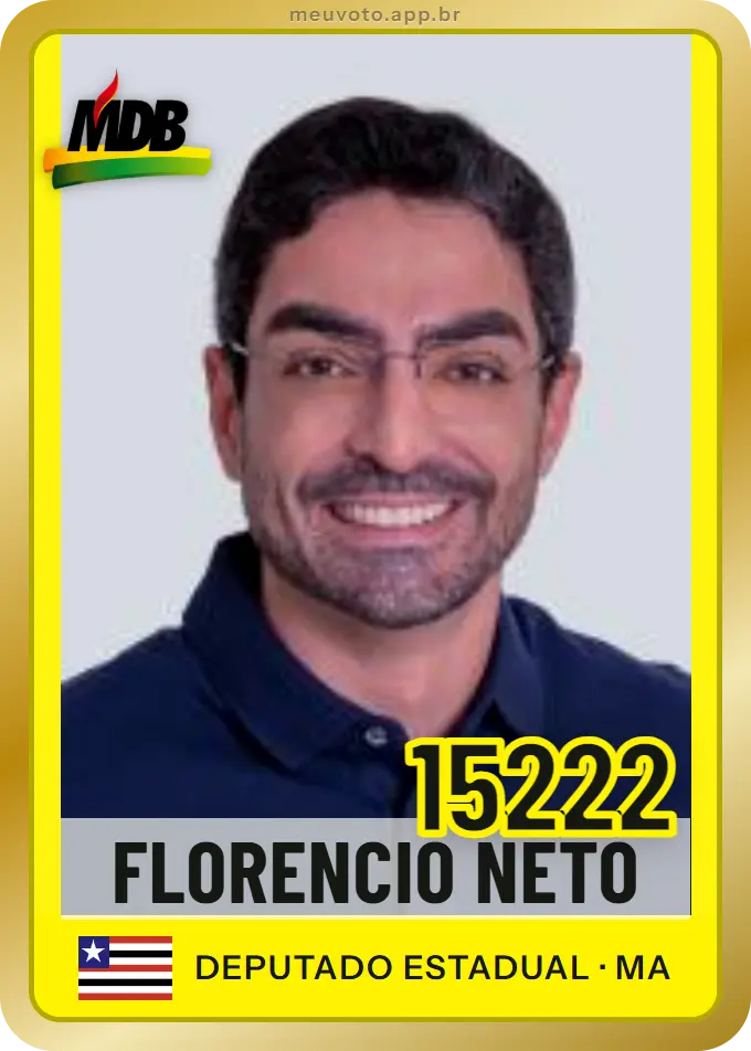 Carta de Florencio Neto, número 15222, MDB