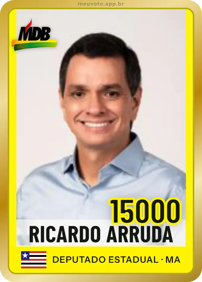 Carta de Ricardo Arruda, número 15000, MDB