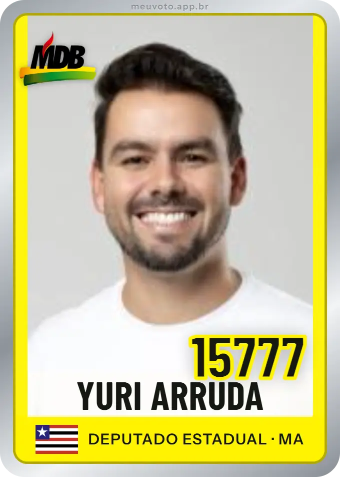 Carta de Yuri Arruda, número 15777, MDB
