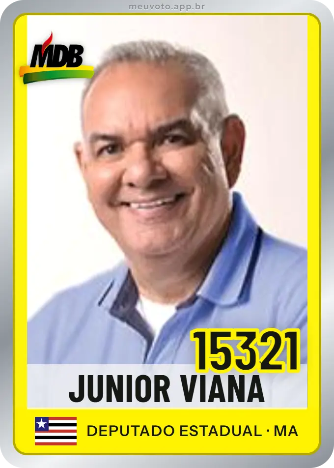 Carta de Junior Viana, número 15321, MDB