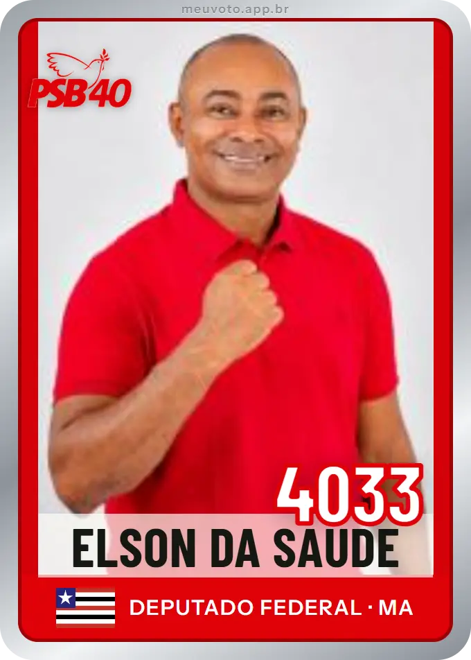 Carta de Elson da Saúde, número 4033, PSB