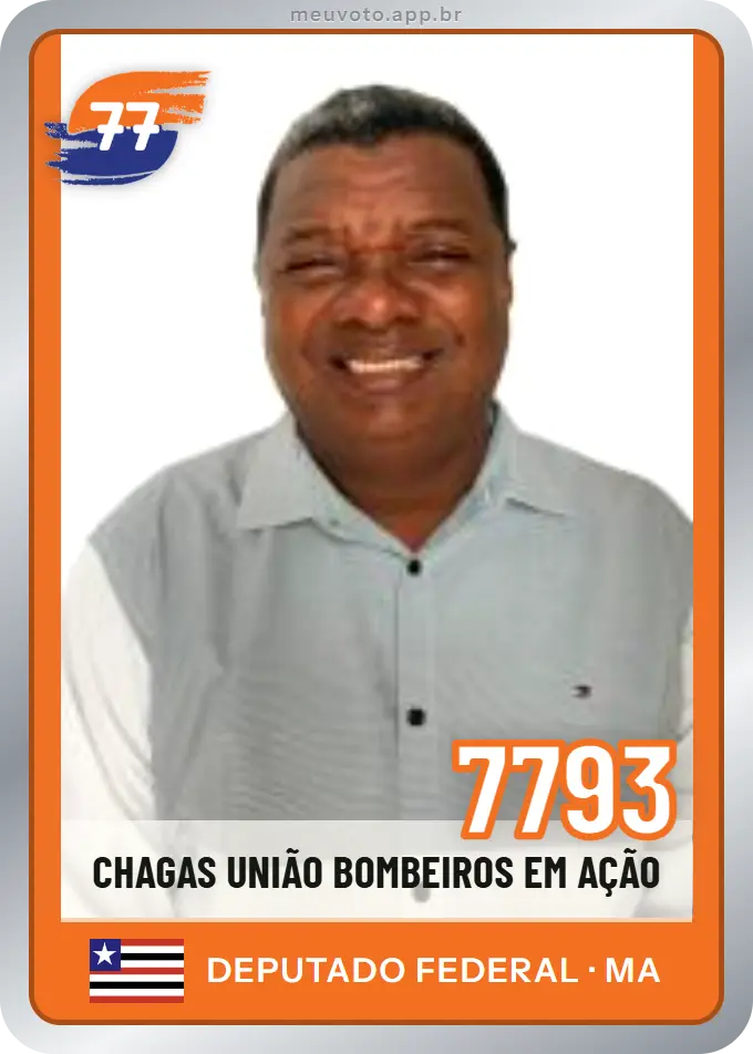 Carta de Chagas União Bombeiros Em Ação, número 7793, Solidariedade