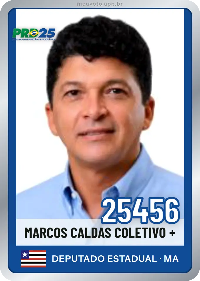 Carta de Marcos Caldas Coletivo +, número 25456, PRD