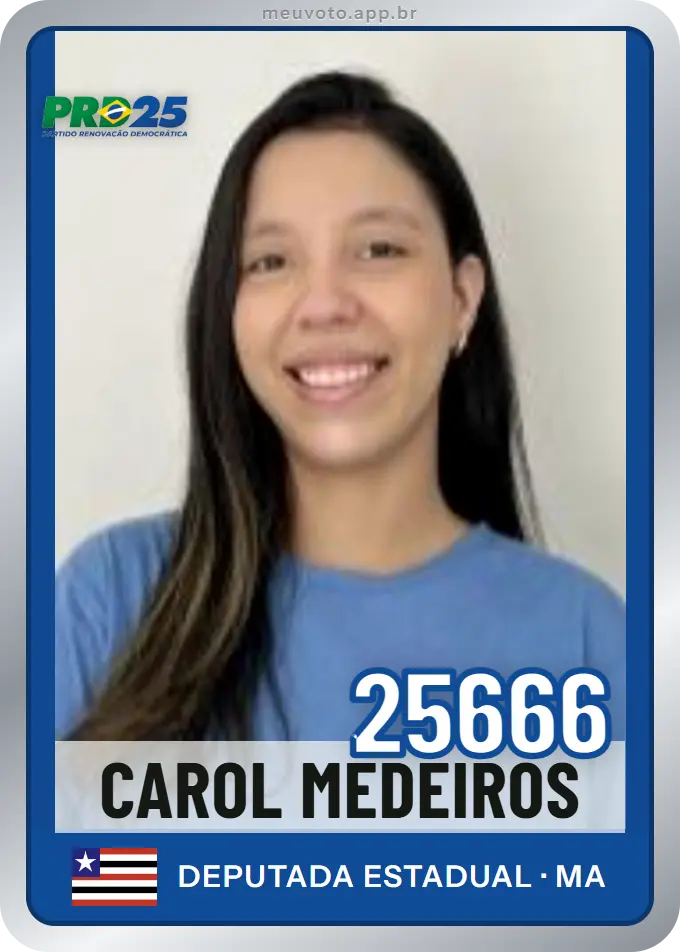 Carta de Carol Medeiros, número 25666, PRD