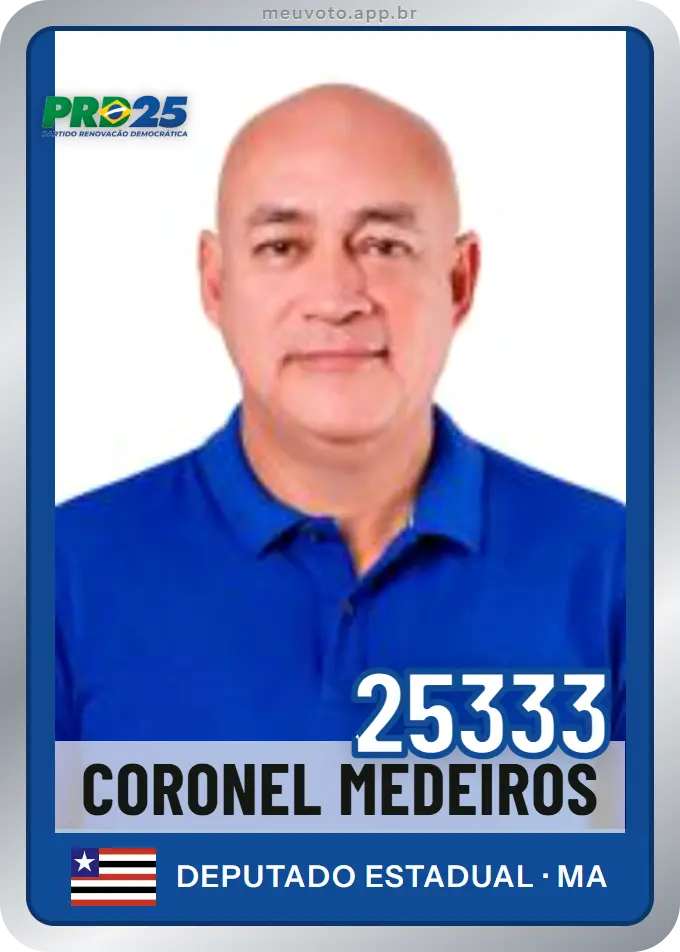 Carta de Coronel Medeiros, número 25333, PRD
