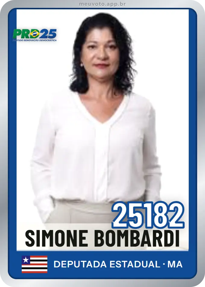 Carta de Simone Bombardi, número 25182, PRD