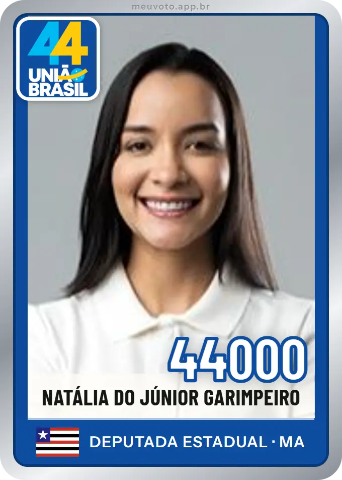 Carta de Natália do Júnior Garimpeiro, número 44000, União