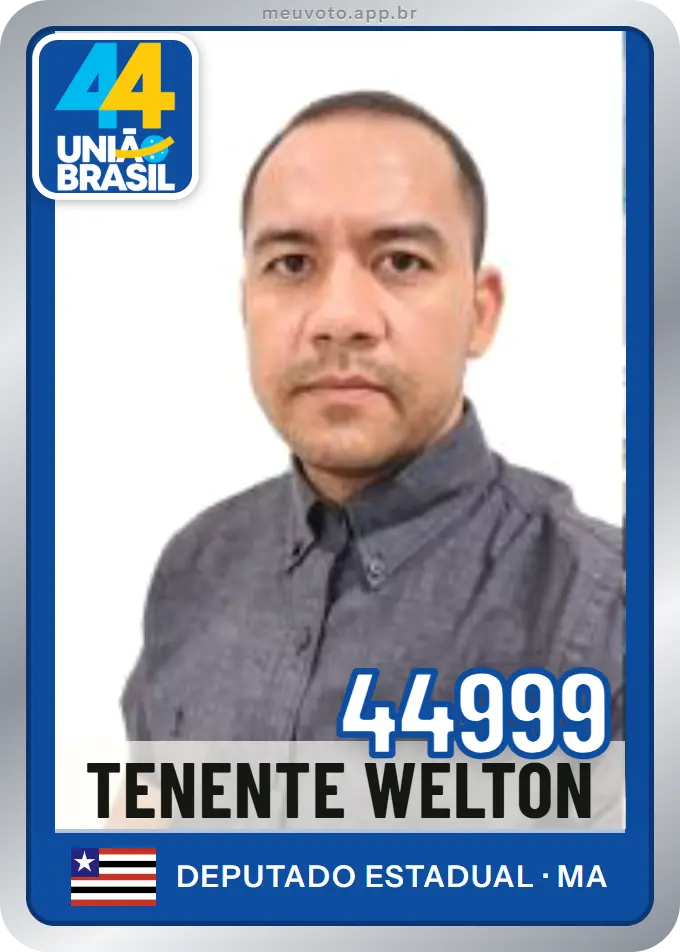 Carta de Tenente Welton, número 44999, União