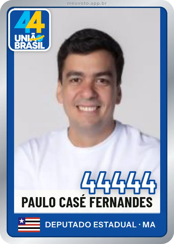 Carta de Paulo Casé Fernandes, número 44444, União