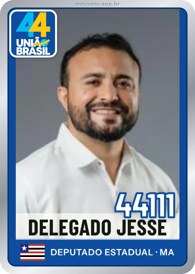 Carta de Delegado Jessé, número 44111, União