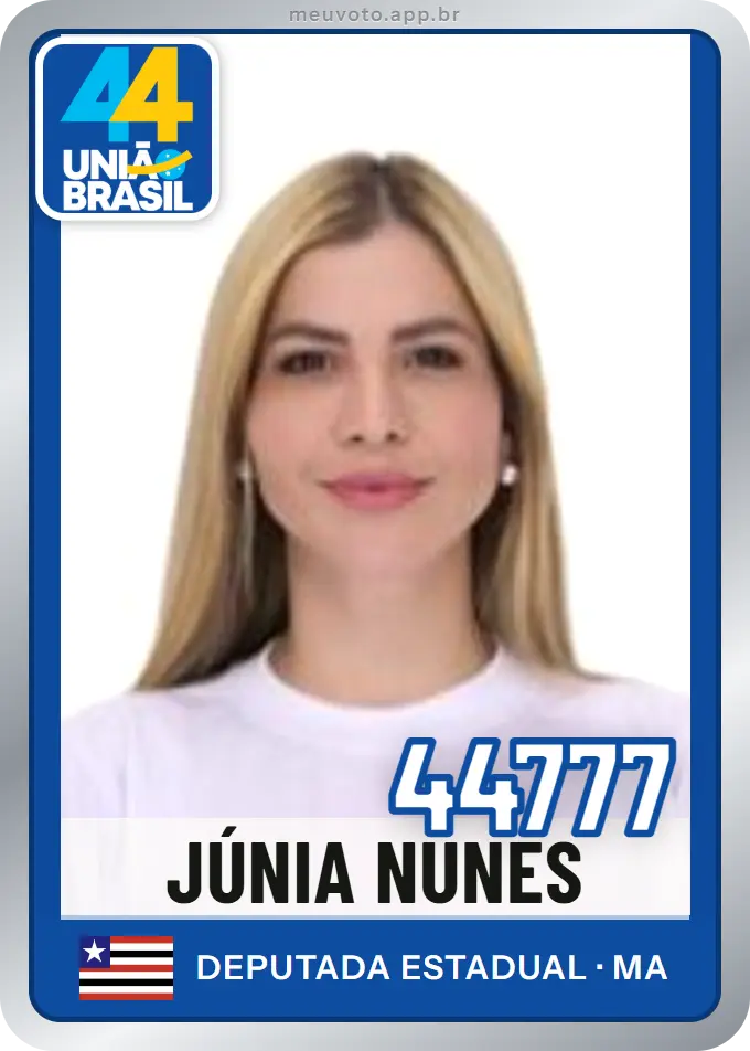 Carta de Júnia Nunes, número 44777, União
