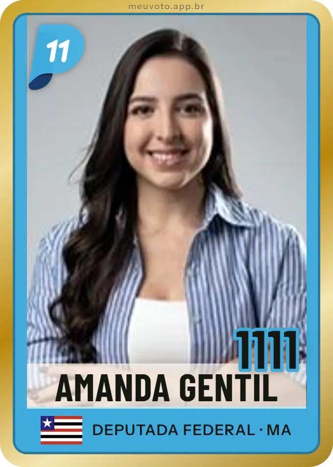 Carta de Amanda Gentil, número 1111, PP