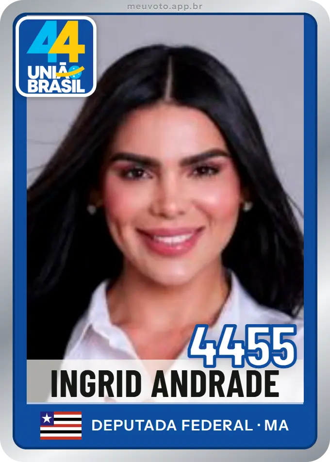 Carta de Ingrid Andrade, número 4455, União