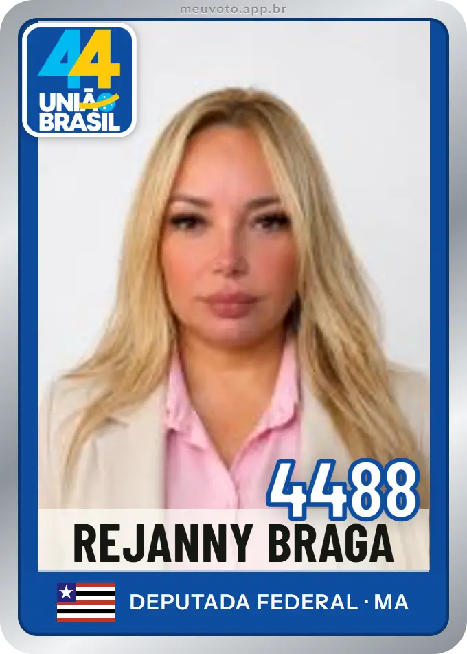 Carta de Rejanny Braga, número 4488, União