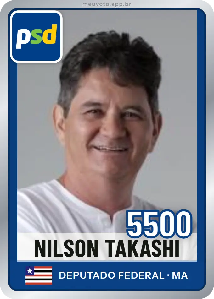 Carta de Nilson Takashi, número 5500, PSD