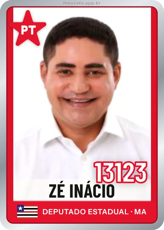 Carta de Zé Inácio, número 13123, PT